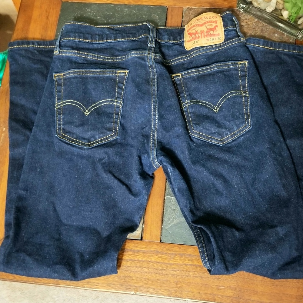 Levi's 514 Dark Wash Jeans